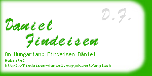 daniel findeisen business card